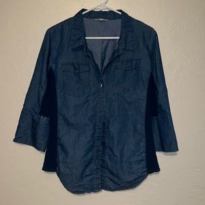 Calvini denim blouse